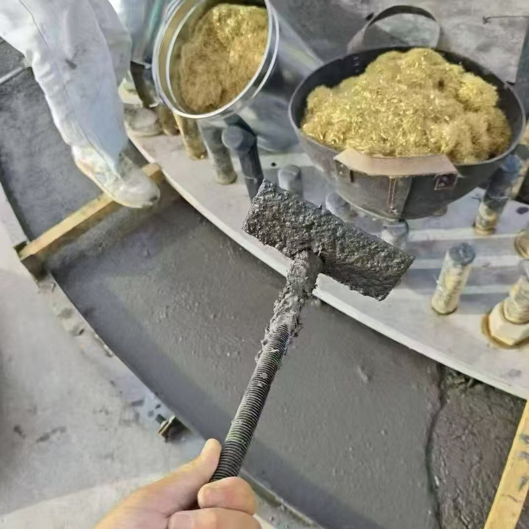 鹤峰C120钢纤维高强无收灌浆料 轧机压缩机汽轮机发电机锻压设备底座灌浆材料